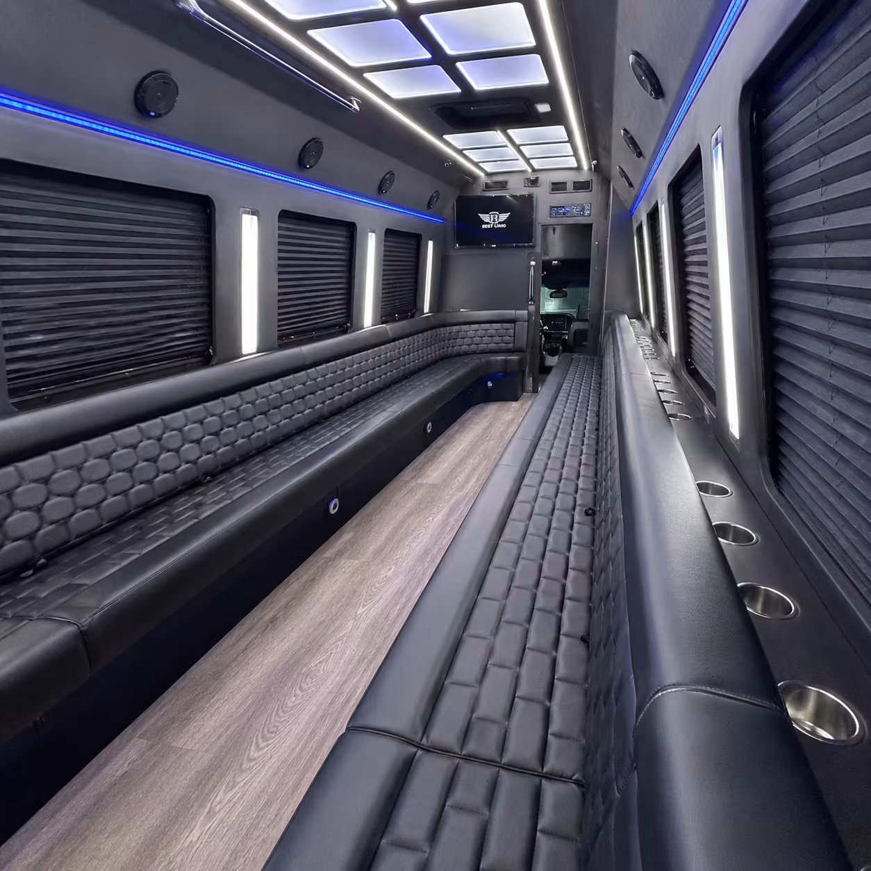 orlando party bus interior